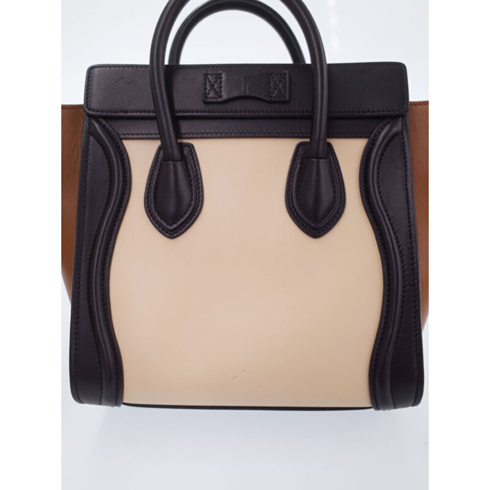 Celine Bag Logo Shopper Luggage - Picture 4 of 9